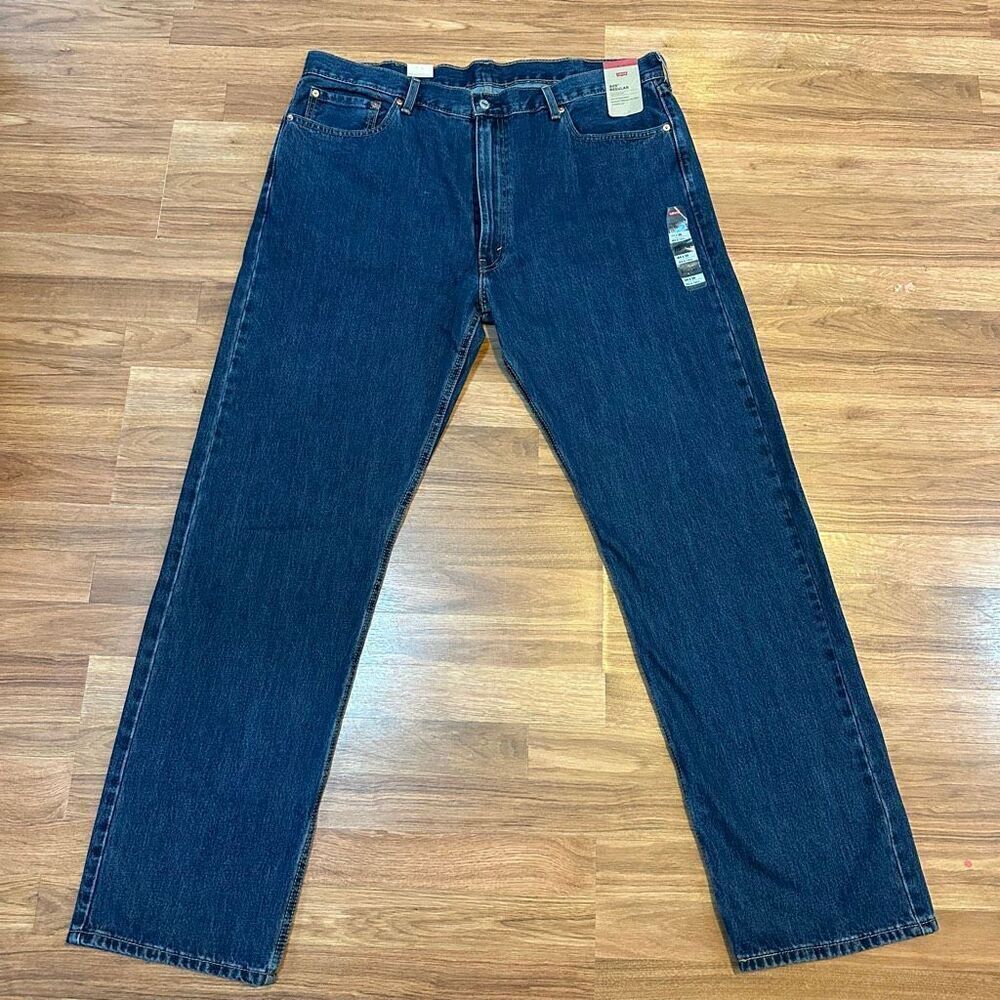 Levi’s 505 Regular Blue Jeans Big & Tall | Men Size L44 W36 NWT